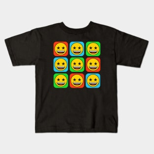 Emoji - Stars Kids T-Shirt